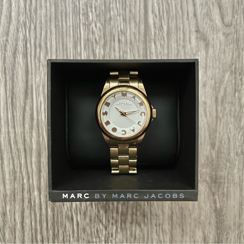 Marc By Marc Jacob Gold Watch